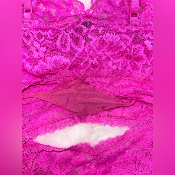 Victoria's Secret Barbie Pink Lace Bralette and Shorts Set - Picture 5 of 6